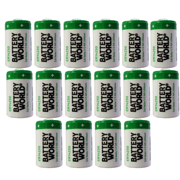 Visonic Security System Battery 16x ER14250S 3.6V 1/2AA Lithium