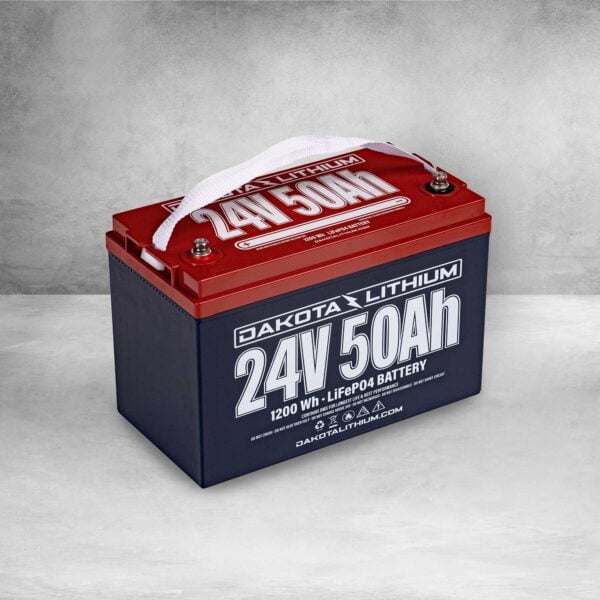 24V 50AH DEEP CYCLE LIFEPO4 SINGLE BATTERY