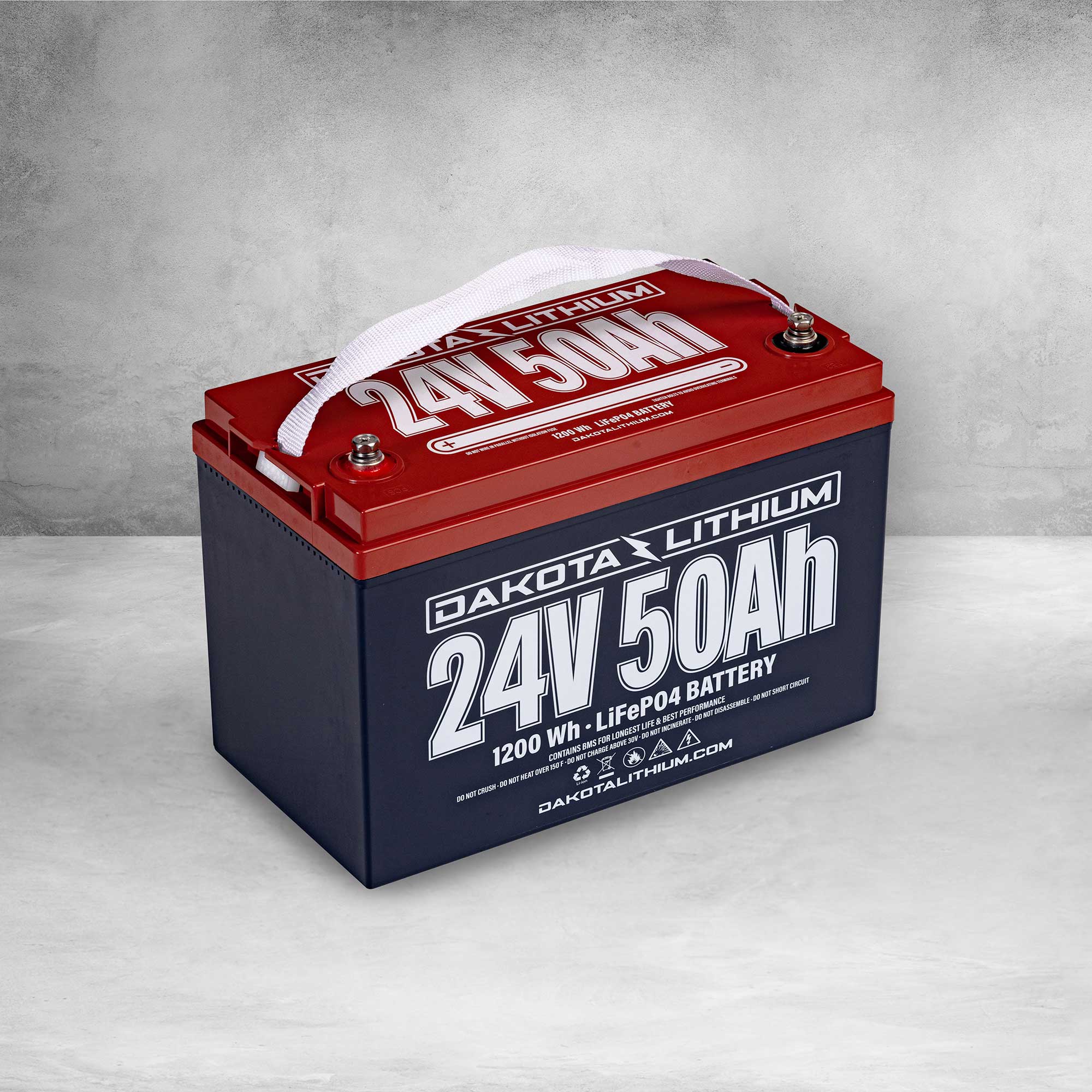 Dakota Lithium 24v 60Ah Deep Cycle LiFePO4 Single Battery