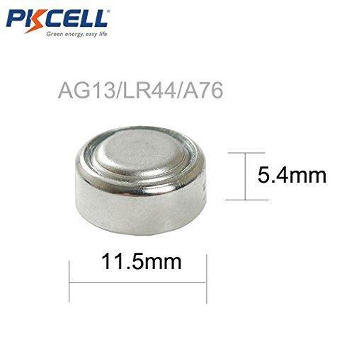 AG13 / 357A / LR44 Alkaline Button Cell Battery (Qty. 2)