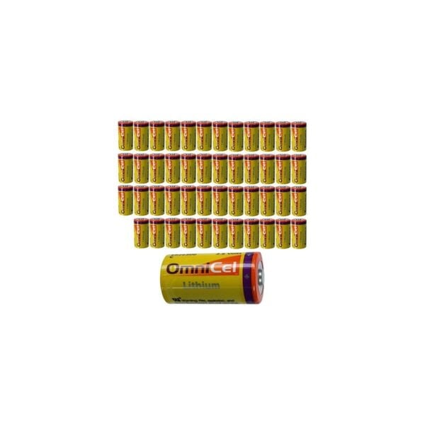 10x OmniCel ER26500 3.6V 8.5Ah Sz C Lithium Button Top Battery Telematics