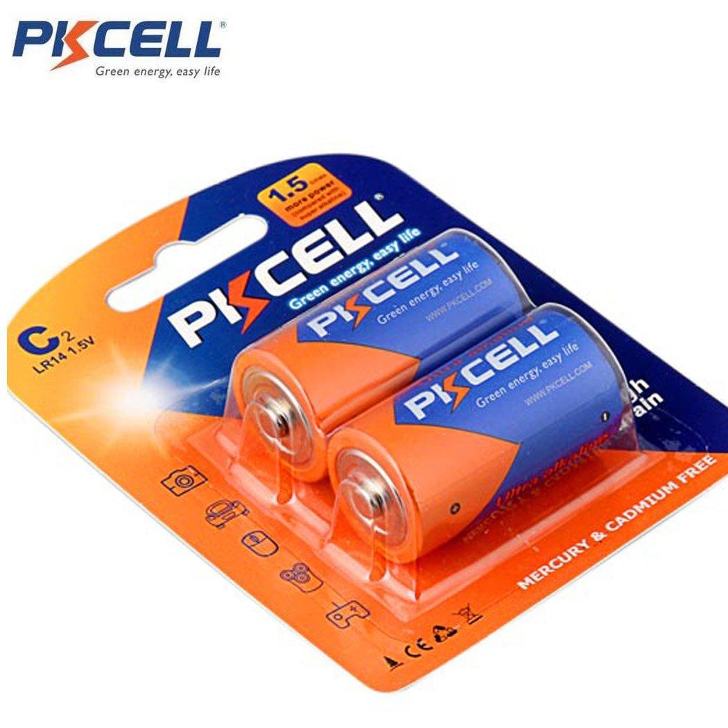 2 Pack C Cell LR14 1.5V Alkaline Battery for Electronic Toys