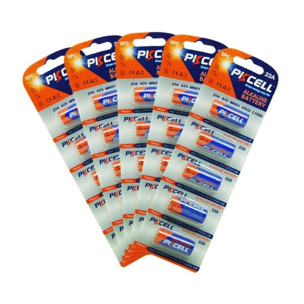 25pc 12V Alkaline Batteries 23A 23AE A23 MN21 Garage Doorbell Alarm Battery