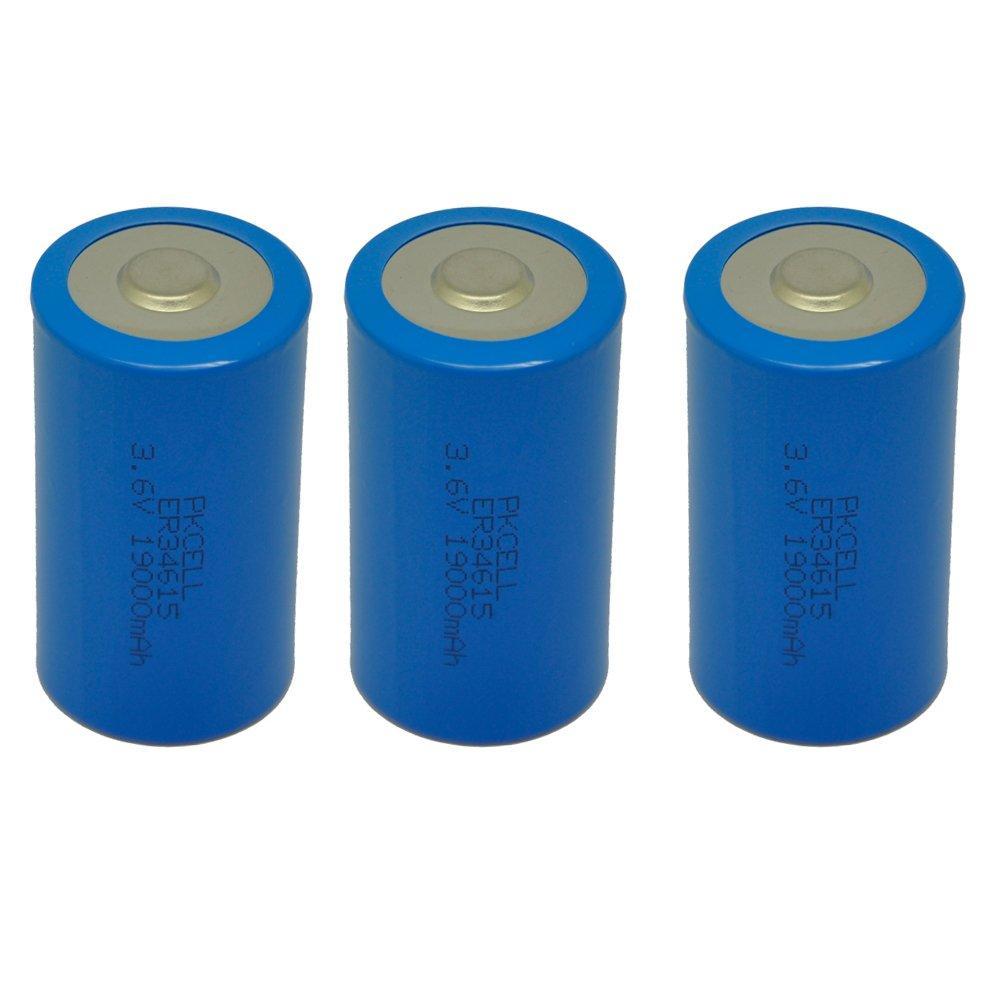 D Cell Lithium Battery ER34615 with High Capacity 19000mAh (2pc)