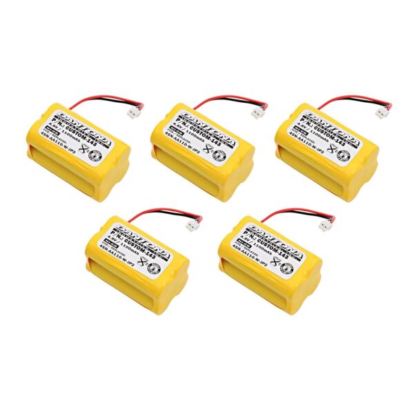 5pc Dantona Replacement Baby Monitor Battery For Summer Infant 0209A, Exell EBE-143 and more