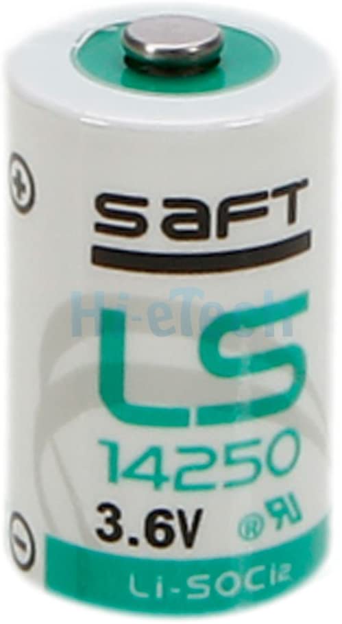 5 SAFT LS14250 LS 14250 1/2 AA 1/2AA 3.6v Li-SOCl2 Lithium Batteries MADE  IN FRANCE 