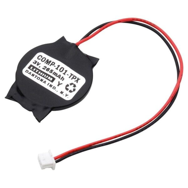 COMP-101-TPX Dantona Lithium, Lithium Manganese Dioxide (CR) 3 Volts Battery