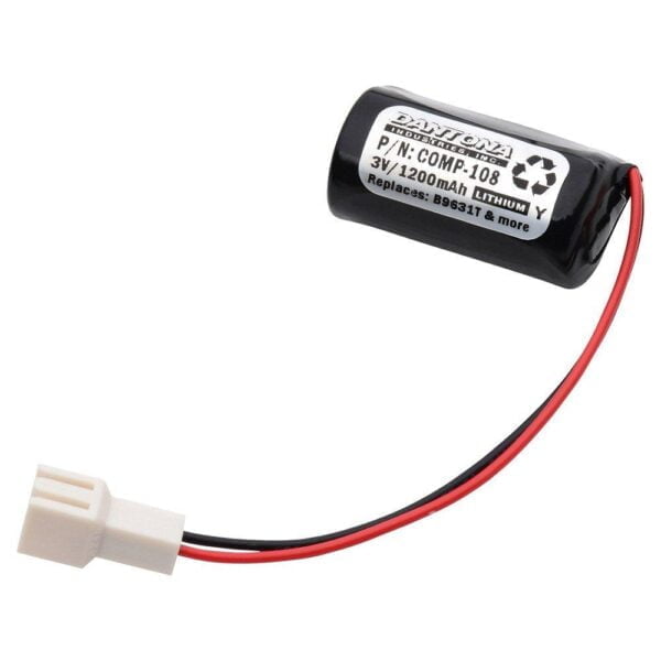 COMP-108 Dantona CMOS/BIOS, Programmable Logic Controller (PLC) Lithium, Lithium Carbon Monofloride (BR) 3 Volts Battery