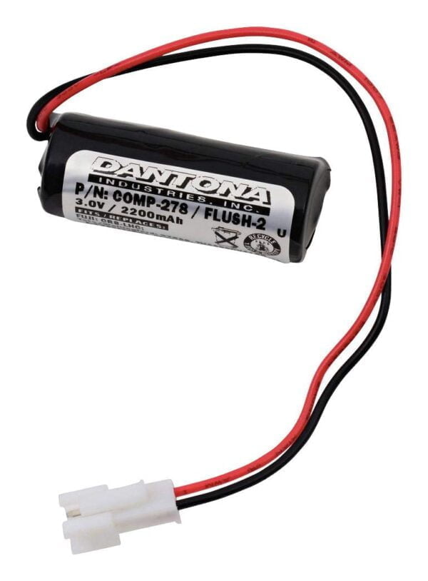 COMP-278 - Battery, 3 V, 4/5A, Lithium Manganese Dioxide, 2.4 Ah, Connector, 48.26 mm (Pack of 2) (COMP-278)