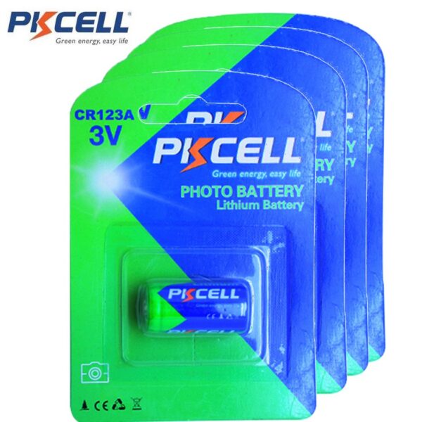 CR123A 3V Lithium Batteries for Flashlight Photo Digital Camera 4PC