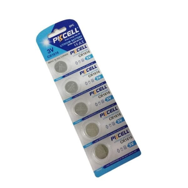 CR1616 3V Lithium Coin Cell Battery 5 Pack