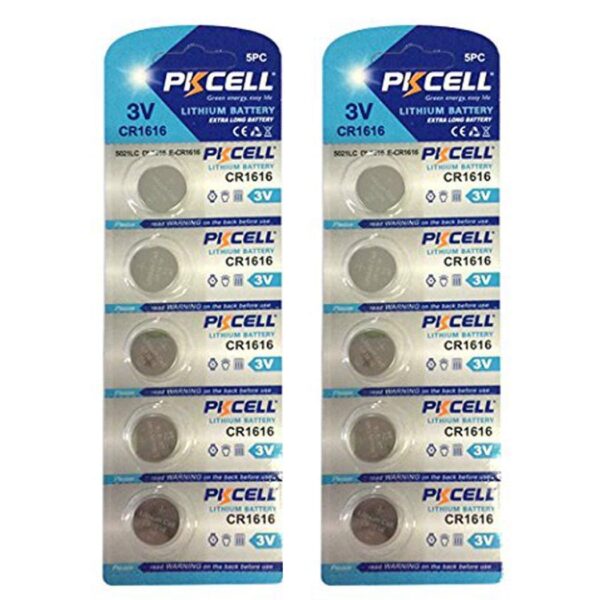 CR1616 DL1616 ECR1616 5021LC 50mAH Lithium Coin Battery(10pcs)