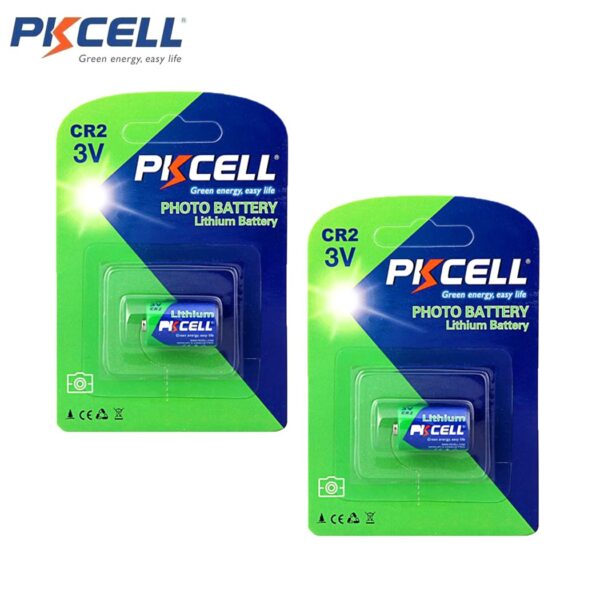 CR2 CR15270 3-Volt Lithium Photo Camera Battery (2-Pack) with PTC Protection