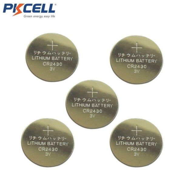 CR2430 2430 DL2430 ECR2430 Coin Li-ion Cell Button Battery 5pcs