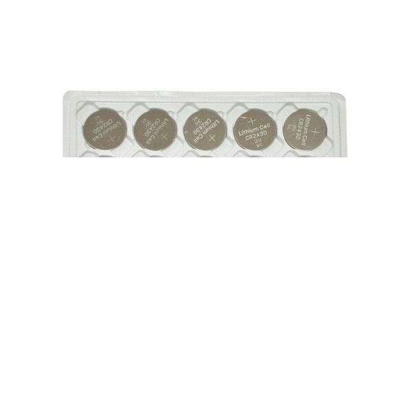 CR2430 Lithium Coin Battery For Small Devices & Segway Key (5 Pack)