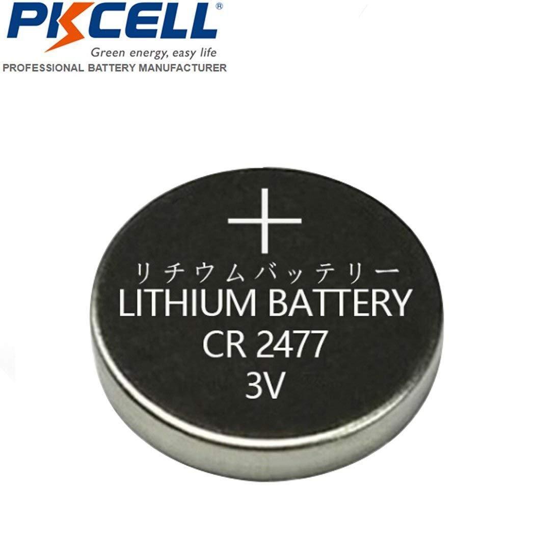 CR2477 DL2477 2477 3V 1000mAh 3V Button Cell Battery (5 Pcs in Card)