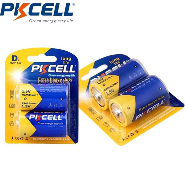 D Size R20P R20 D UM1 Super Heavy Duty Battery 4 Pack(2Pc/Blister)