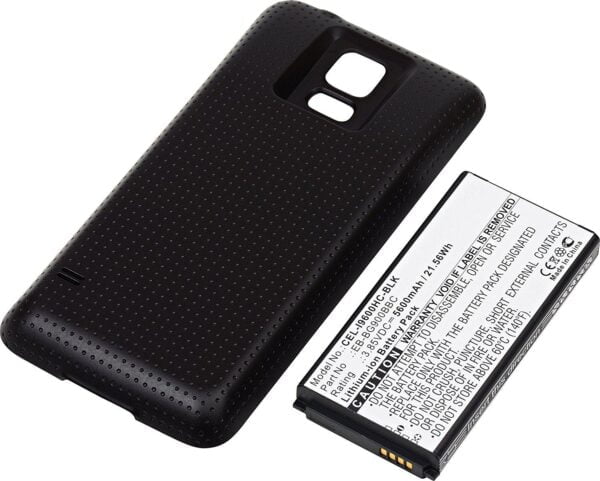 Dantona 2-Cell 3.85V 5600mAh Lithium Rechargeable Replacement Battery for Samsung Galaxy S5 Series Cellular Phone