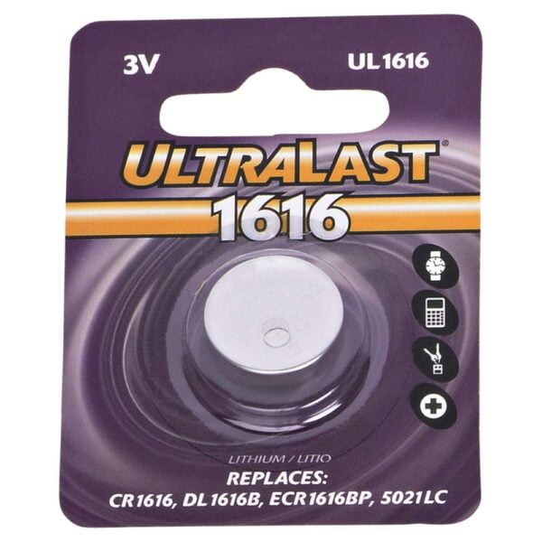 Dantona Replacement Battery for Dantona - CR1616