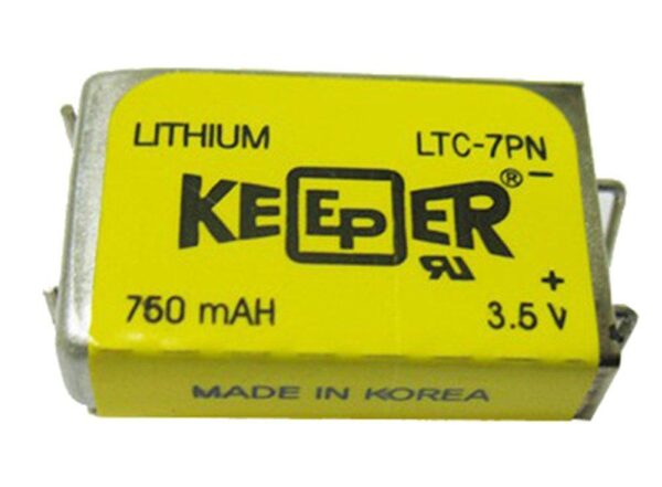 Eagle Picher LTC-7PN Battery Lithium 3.5 V, 750 mAh - Keeper II battery Replacement (COMP-88)