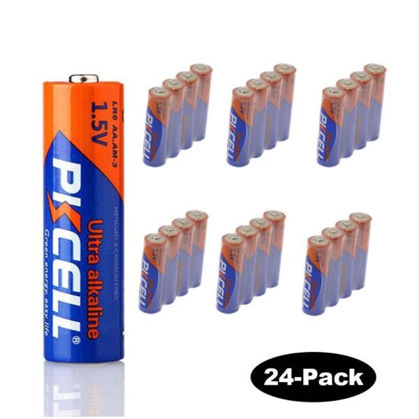 GOWOS 24-Pack 1.5V AA/LR6 Alkaline Battery PKCELL