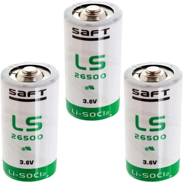 HOWING 3pcs LS26500 C Size 7700mAh 3.6V Lithium Battery for SAFT