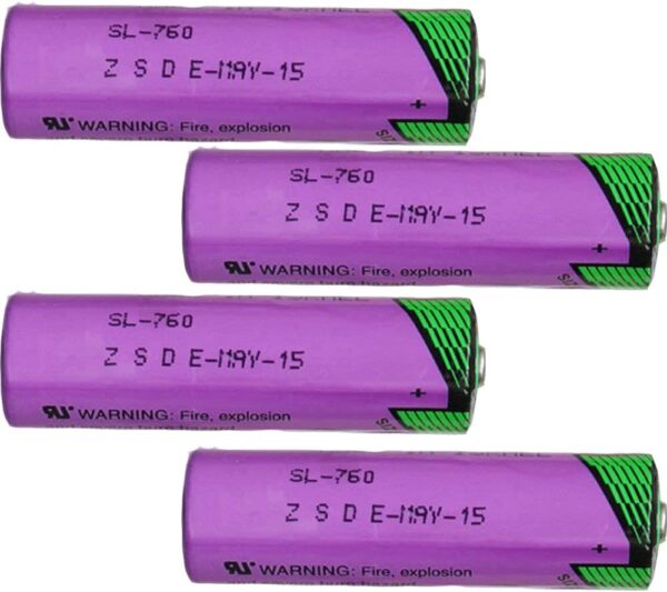 HOWING (4 Pack) 3.6v 2200mAh SL 760/s AA Cell Replacement for Tadiran Lithium Battery