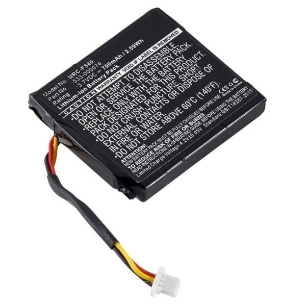 Headset, Remote Control Ultralast URC-F540 Lithium Battery 3.7 Volts