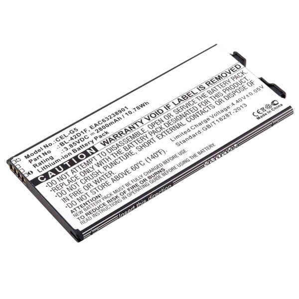 LG G5 Replacement Cell Phone Battery 3.8V 2800mAh - CEL-G5