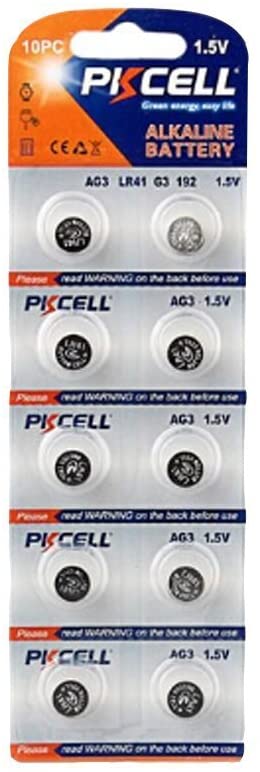 100 Pack LOOPACELL AG3 LR41 392 SR41SW 384 192 V384 V392 D384 D392 280-13  Alkaline Button Cell Battery