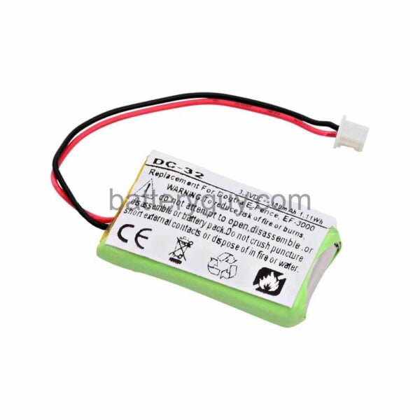 Lithium Dog Collar Battery, 3.7v 300mAh | BG-DC32