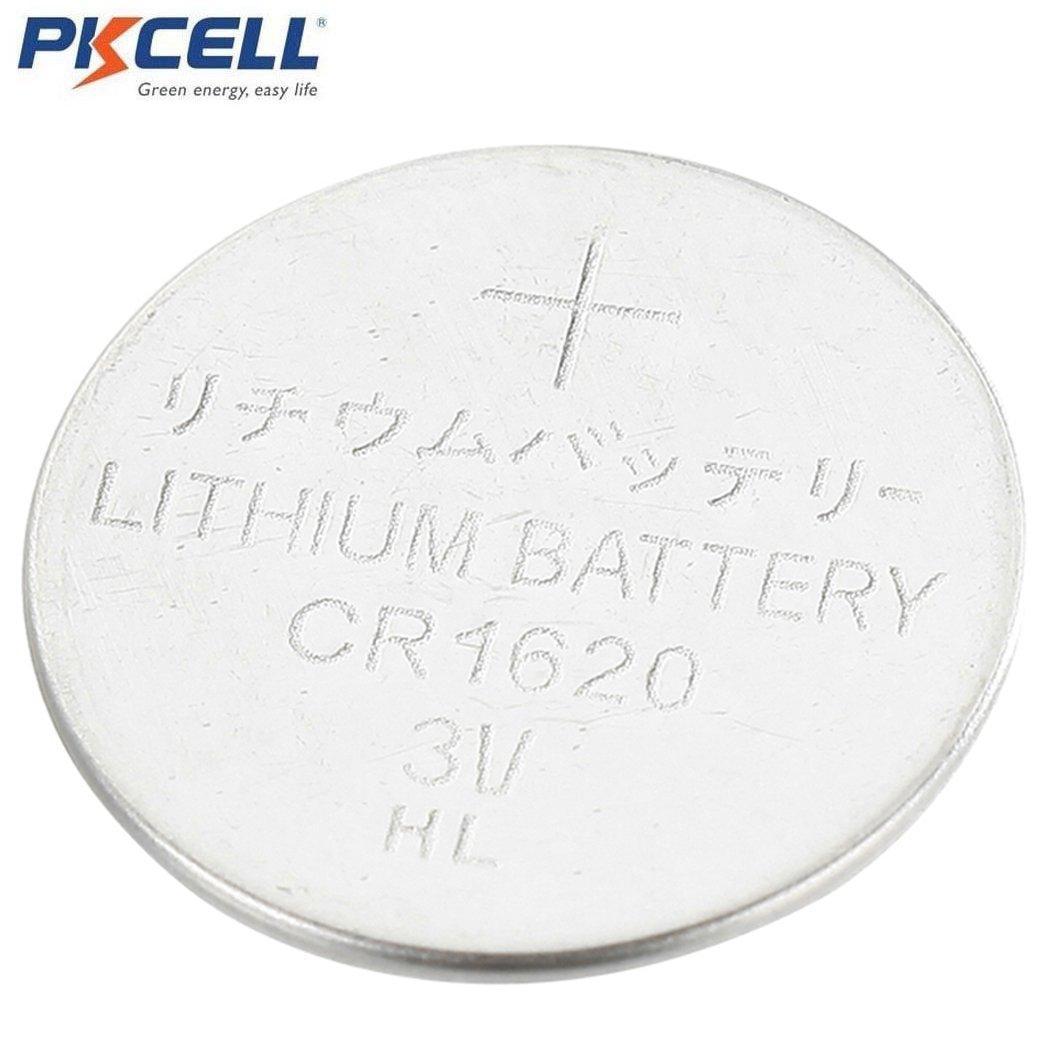 PKCELL CR1620 3V Lithium Battery DL1620 ECR1620 R1620 CR 1620