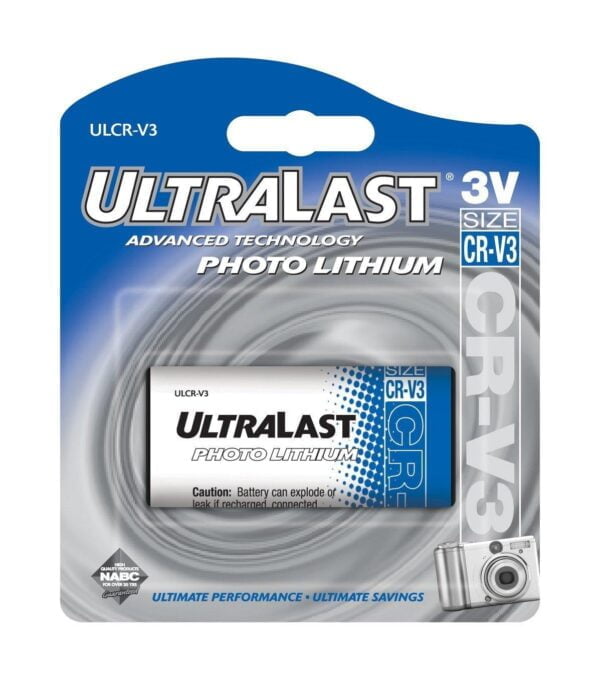 Ultralast UL-CRV3 CRV3 Lithium Battery Retail Pack