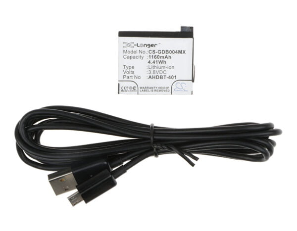 Gopro  335-06532-000, AHDBT-401 CS-CB002