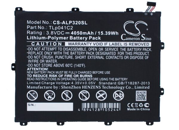 Alcatel  TLp041C2, TLp041CC CS-ALP320SL