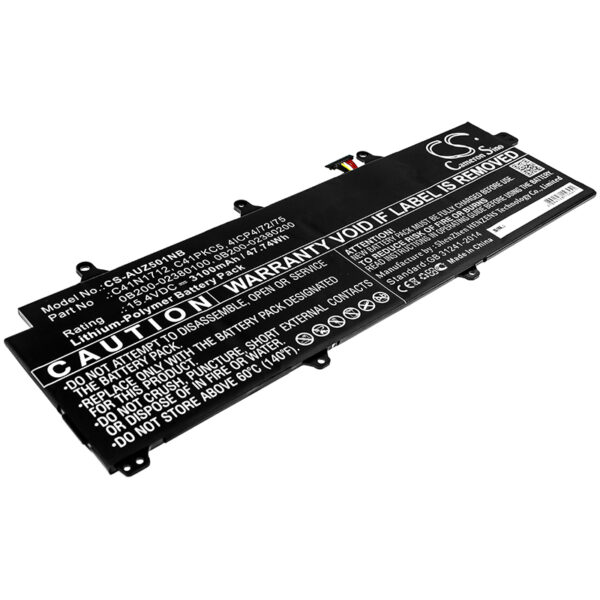 Asus  0B200-02380100, 0B200-02380200, 4ICP4/72/75, C41N1712, C41PKC5 CS-AUZ501NB