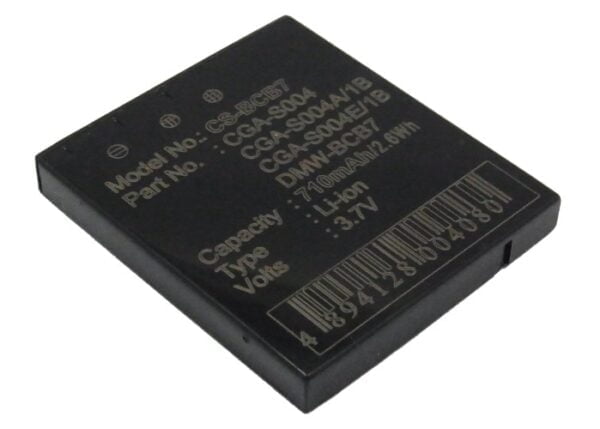 Panasonic  CGA-S004, CGA-S004A, CGA-S004A/1B, CGA-S004E/1B, DMW-BCB7 CS-BCB7