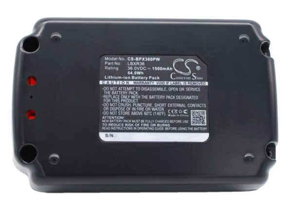 Black & Decker  LBX1540, LBX1540-2, LBX2040, LBX254, LBX2540, LBX36, LBXR2036, LBXR36, LBXR36-2 CS-BPX360PW