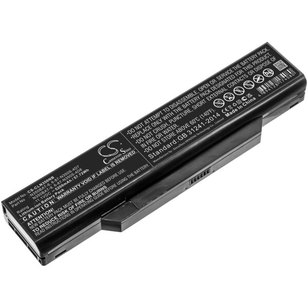 Clevo  6-87-N350S-4D7, 6-87-N350S-4D8, N350BAT-6, N350BAT-9 CS-CLN350NB