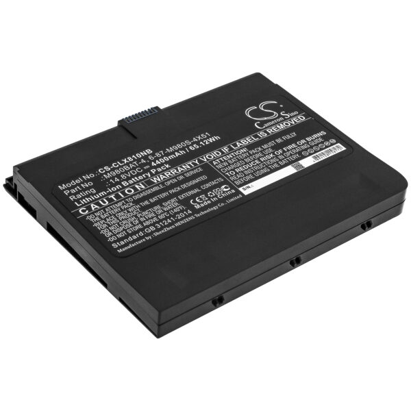 Clevo  6-87-M980S-4X51, M980BAT-4 CS-CLX810NB
