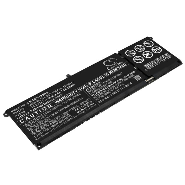 DELL  927N5, FH3K2, MGCM5, MVK11, PG8YJ, V6W33, VKYJX, WV3K8, XDY9K CS-DEV135NB