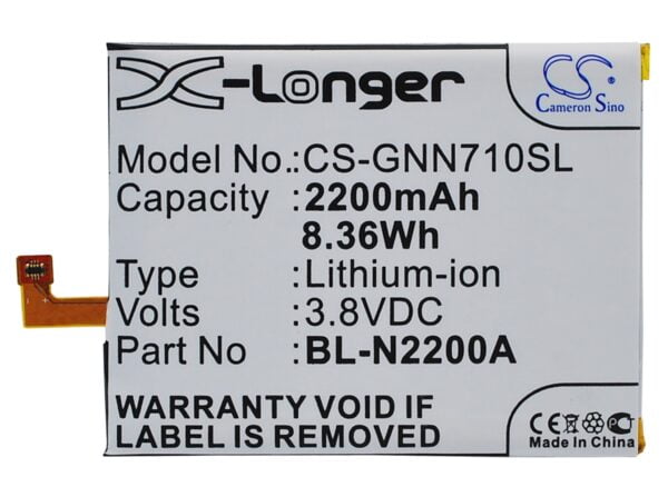 GIONEE  BL-N2200A CS-GNN710SL