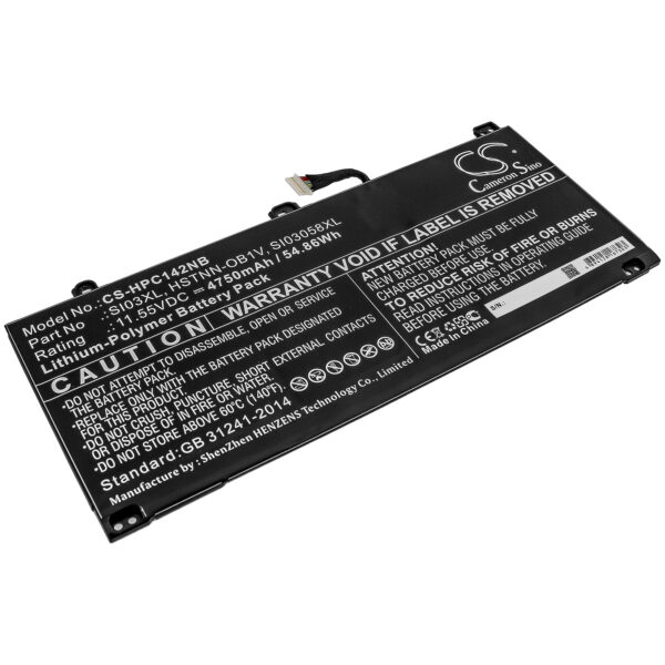 HP  HSTNN-IB9S, HSTNN-OB1V, M12329-1D1, M12329-AC1, SI03058XL, SI03XL CS-HPC142NB