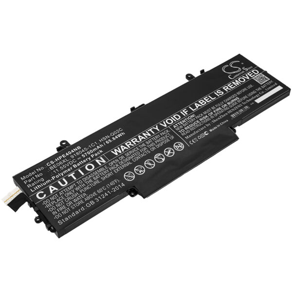 HP  918045-1C1, 918045-271, 918045-2C1, 918108-855, 918180-855, BE06XL, HSN-Q02C, HSTNN-1B7V, HSTNN-DB7Y, HSTNN-IB7V CS-HPE404NB
