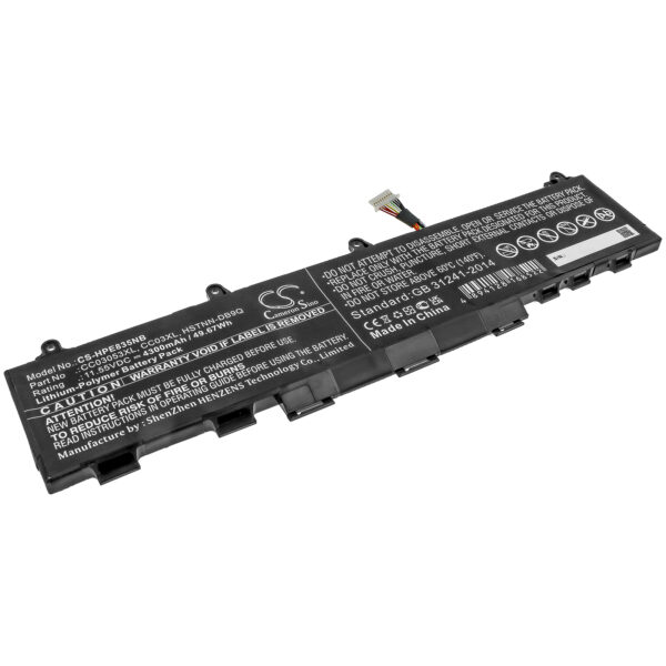HP  CC03053XL, CC03XL, HSTNN-DB9Q, HSTNN-IB9F, HSTNN-LB8Q, HSTNN-UB8W, L77608-1C1, L77608-2C1, L77608-421, L77622-541, L77991-005, L78555-005 CS-HPE835NB