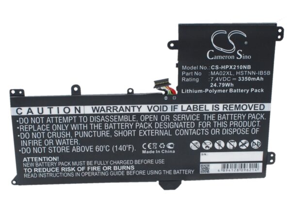 HP  721895-121, 721895-1C1, 721895-221, 721895-2B1, 721895-2C1, 721895-421, 722231-001, 722231-005, 722231-011, 722232-005, HSTNN-DB5B, HSTNN-IB5B, HSTNN-LB5B, Ltpn-q127, Ma02025x, MA02025XL, MA02XL, MAO2XL, TPN-Q127 CS-HPX210NB