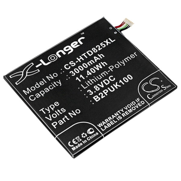 HTC  35H00258-00M, 35H00258-03M, B2PUK100 CS-HTD825XL