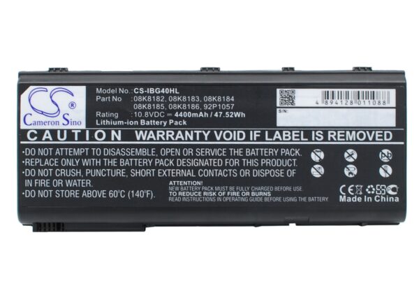 IBM  08K8182, 08K8183, 08K8184, 08K8185, 08K8186, 92P1057 CS-IBG40HL