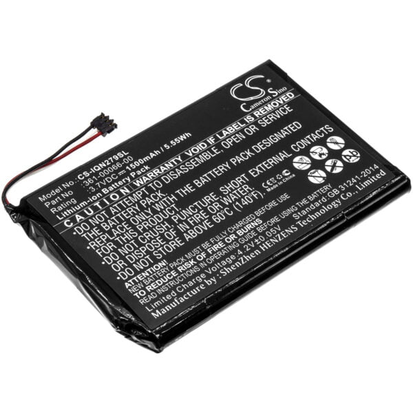 Garmin  361-00066-00, 361-00066-10 CS-IQN279SL