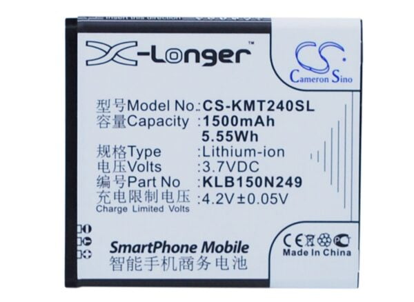 KAZAM  KLB150N249, KXX40, KXX40-XJXBA007510 CS-KMT240SL